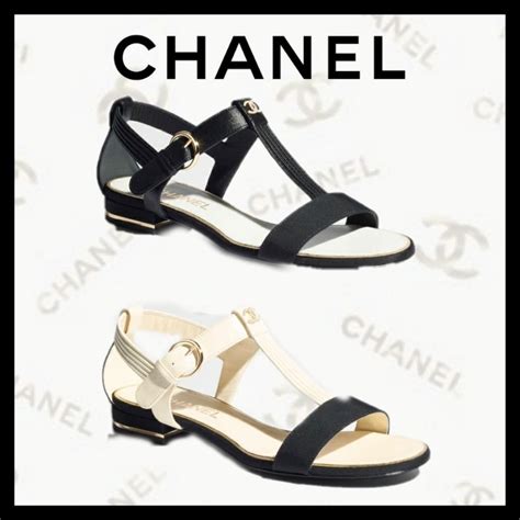 chanel sandals 2023 black|Sandals .